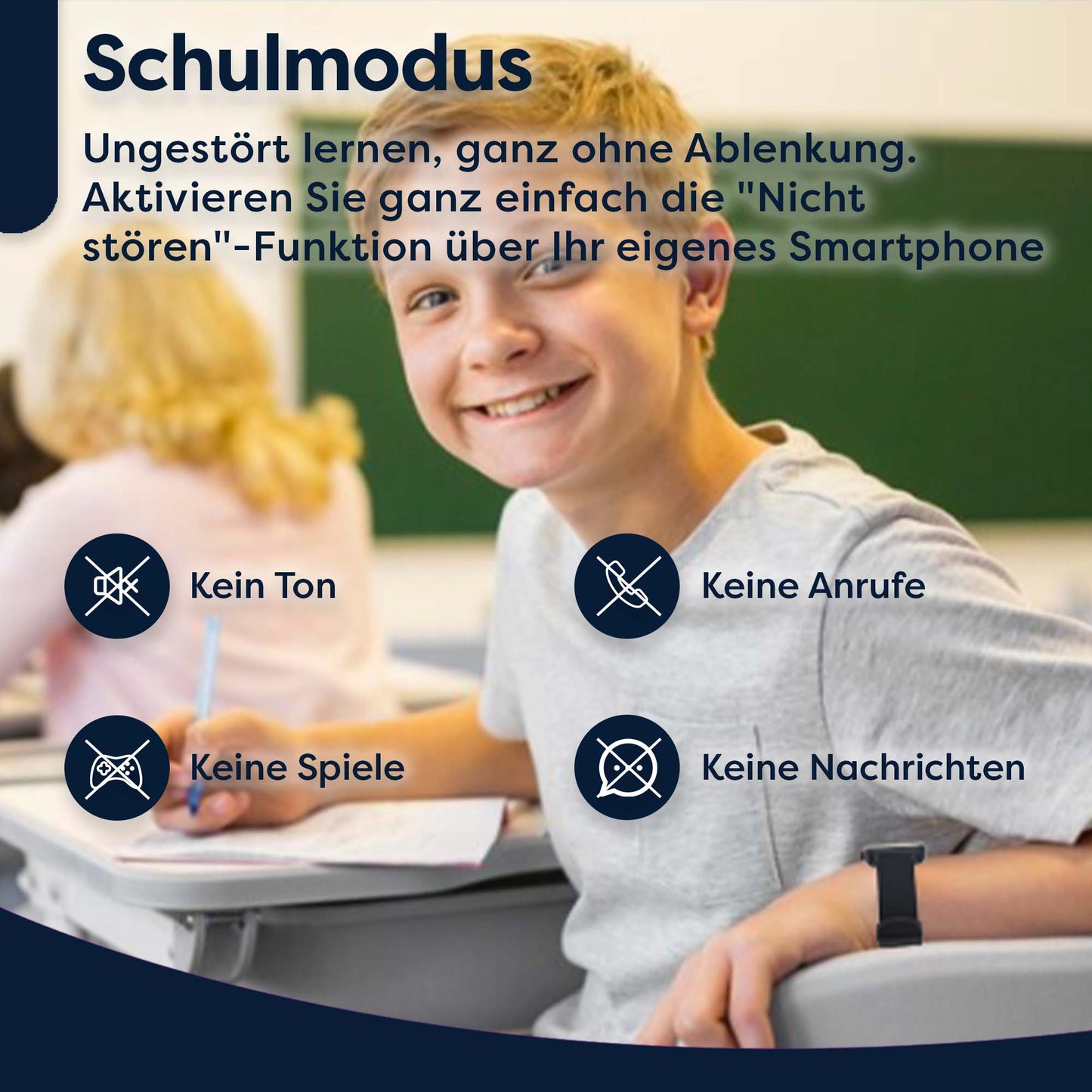 AngelTech Kinder-Smartwatch Ultra – Blau