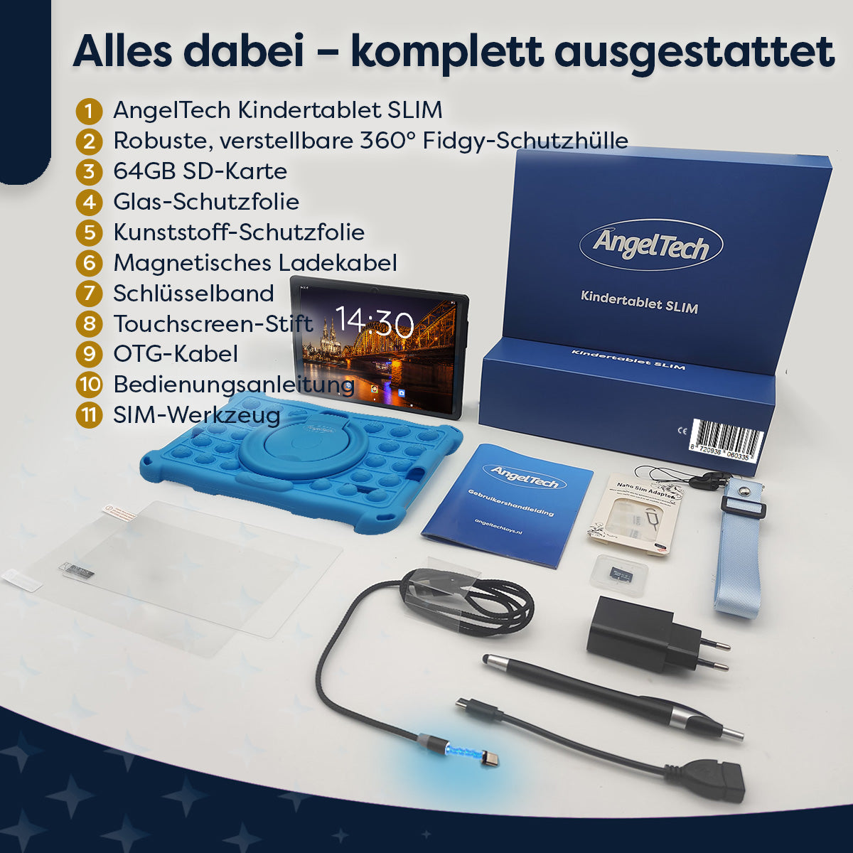 AngelTech Kindertablet SLIM