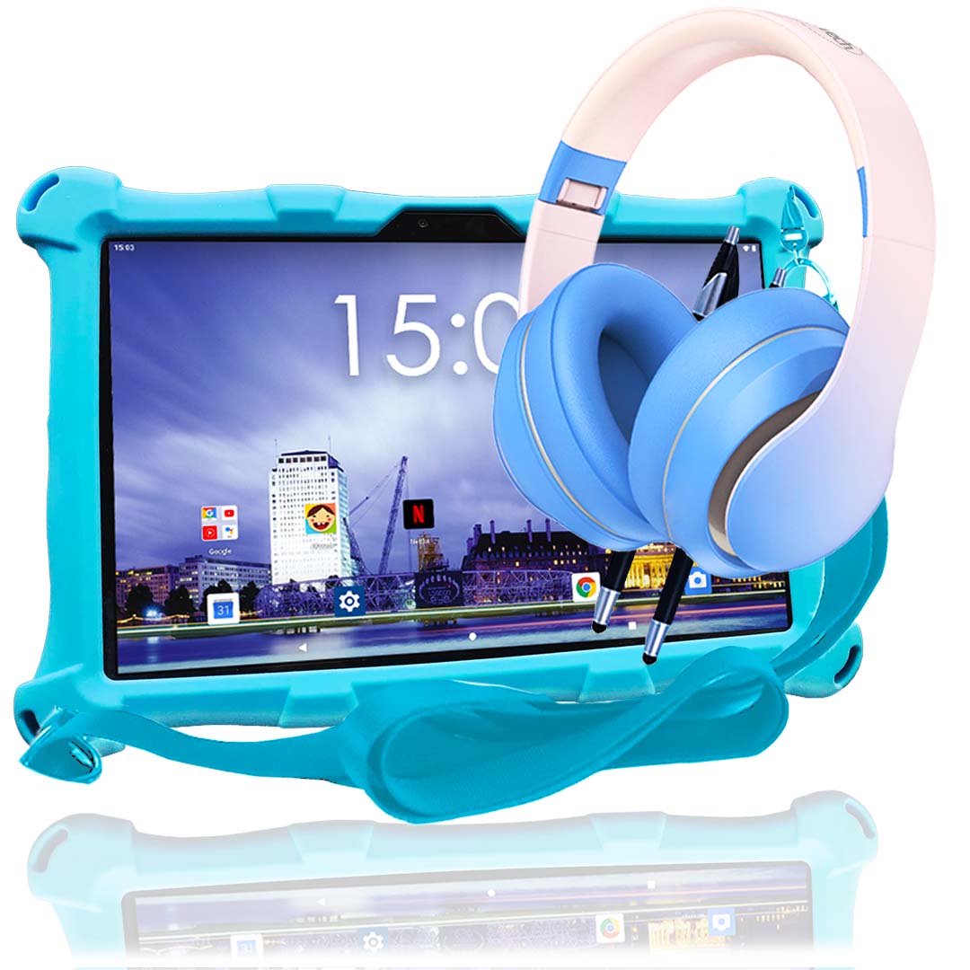 AngelTech Kinderpaket XL – Kindertablet + Kinderkopfhörer