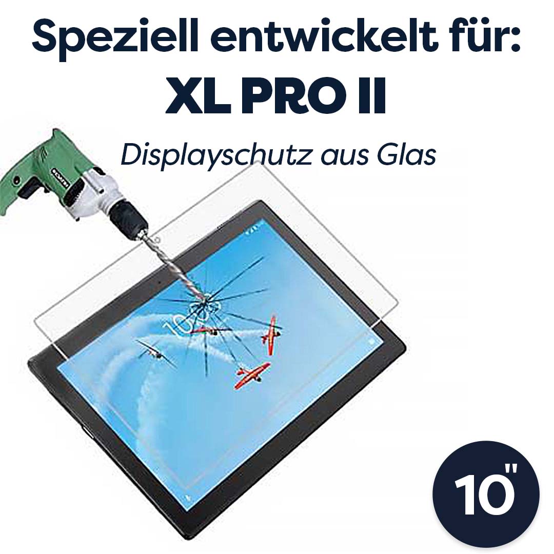 Displayschutz aus gehärtetem Glas – AngelTech Kindertablet XL PRO II