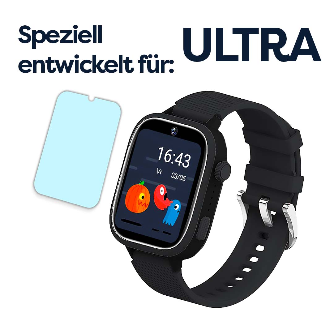 Displayschutzfolie Kunststoff – AngelTech Kinder-Smartwatch ULTRA