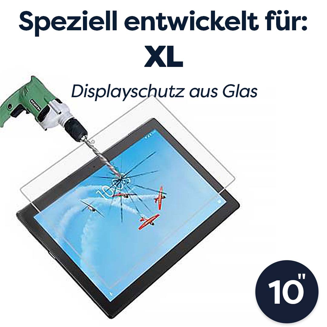 Displayschutz aus gehärtetem Glas – AngelTech Kindertablet XL