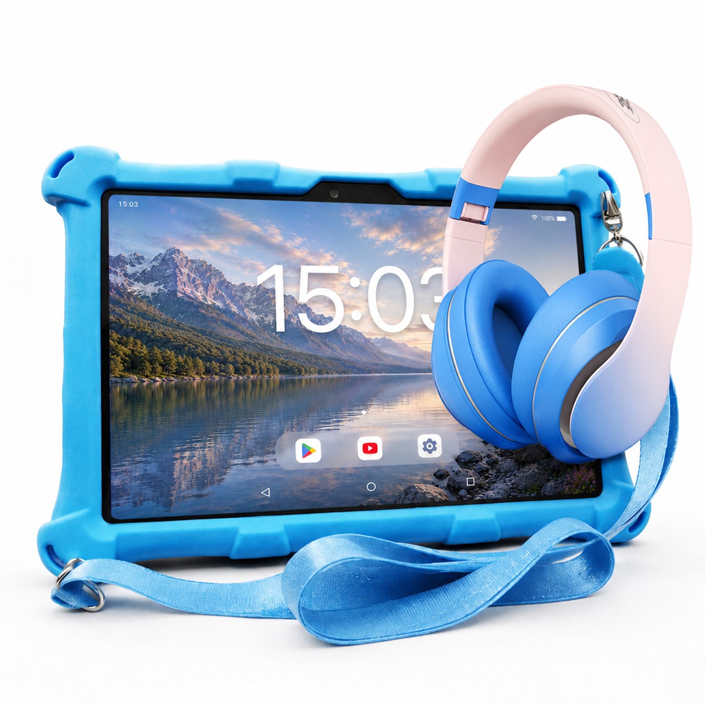 AngelTech Kinderpaket XL – Kindertablet + Kinderkopfhörer