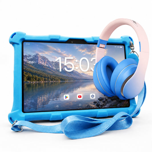 AngelTech Kinderpaket XL – Kindertablet + Kinderkopfhörer