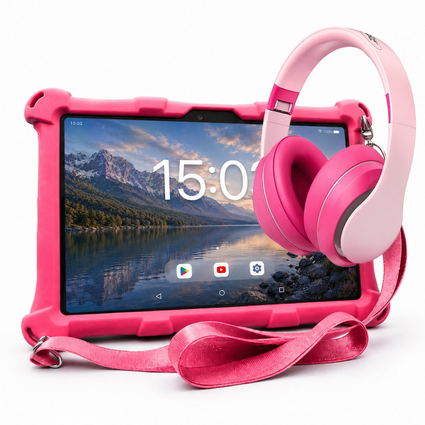 AngelTech Kinderpaket XL – Kindertablet + Kinderkopfhörer