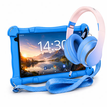 AngelTech Kinderpaket SLIM – Kindertablet + Kinderkopfhörer