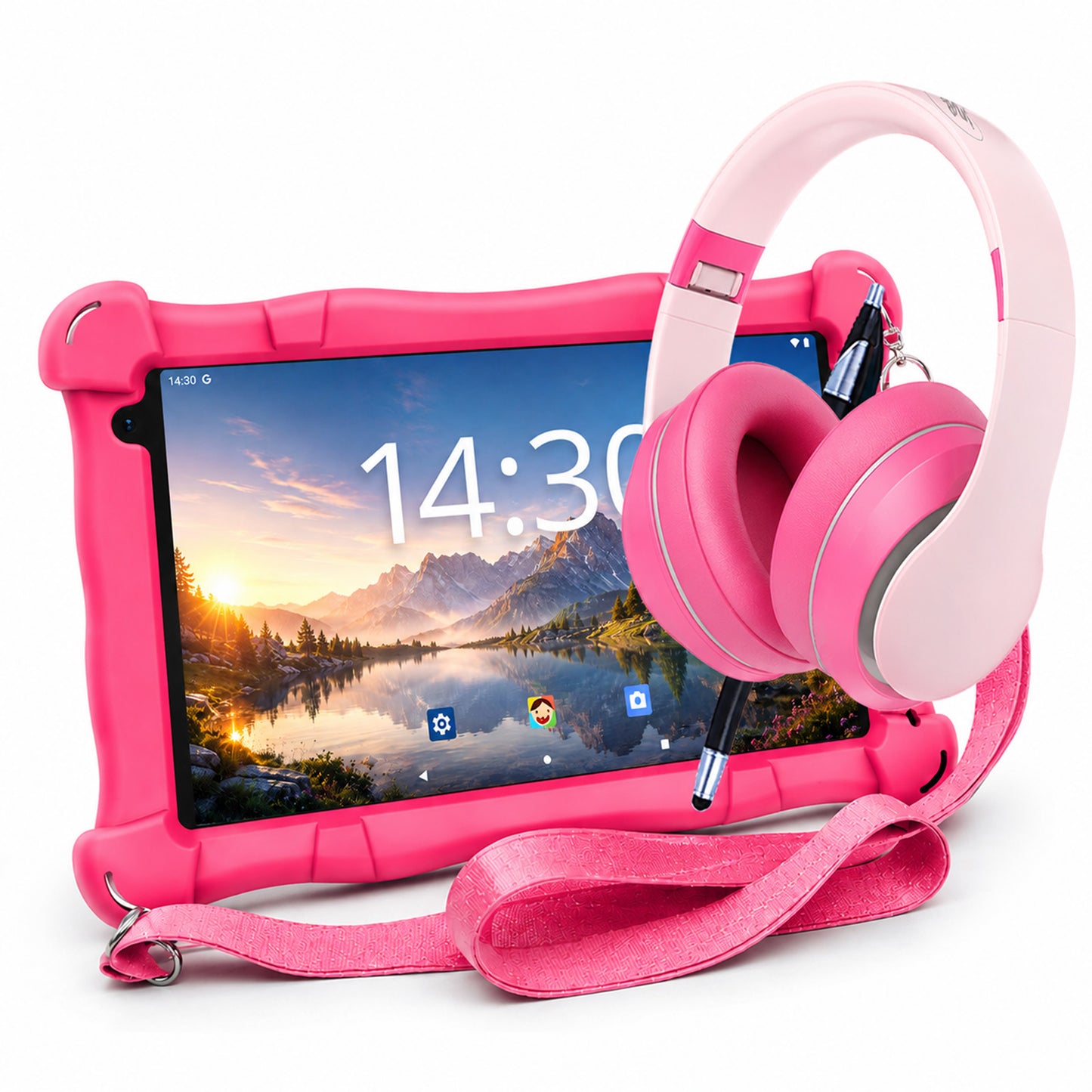 AngelTech Kinderpaket SLIM – Kindertablet + Kinderkopfhörer