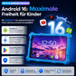 AngelTech Unterwegs-Paket PRO MAX – Kindertablet + Tablethalterung fürs Auto