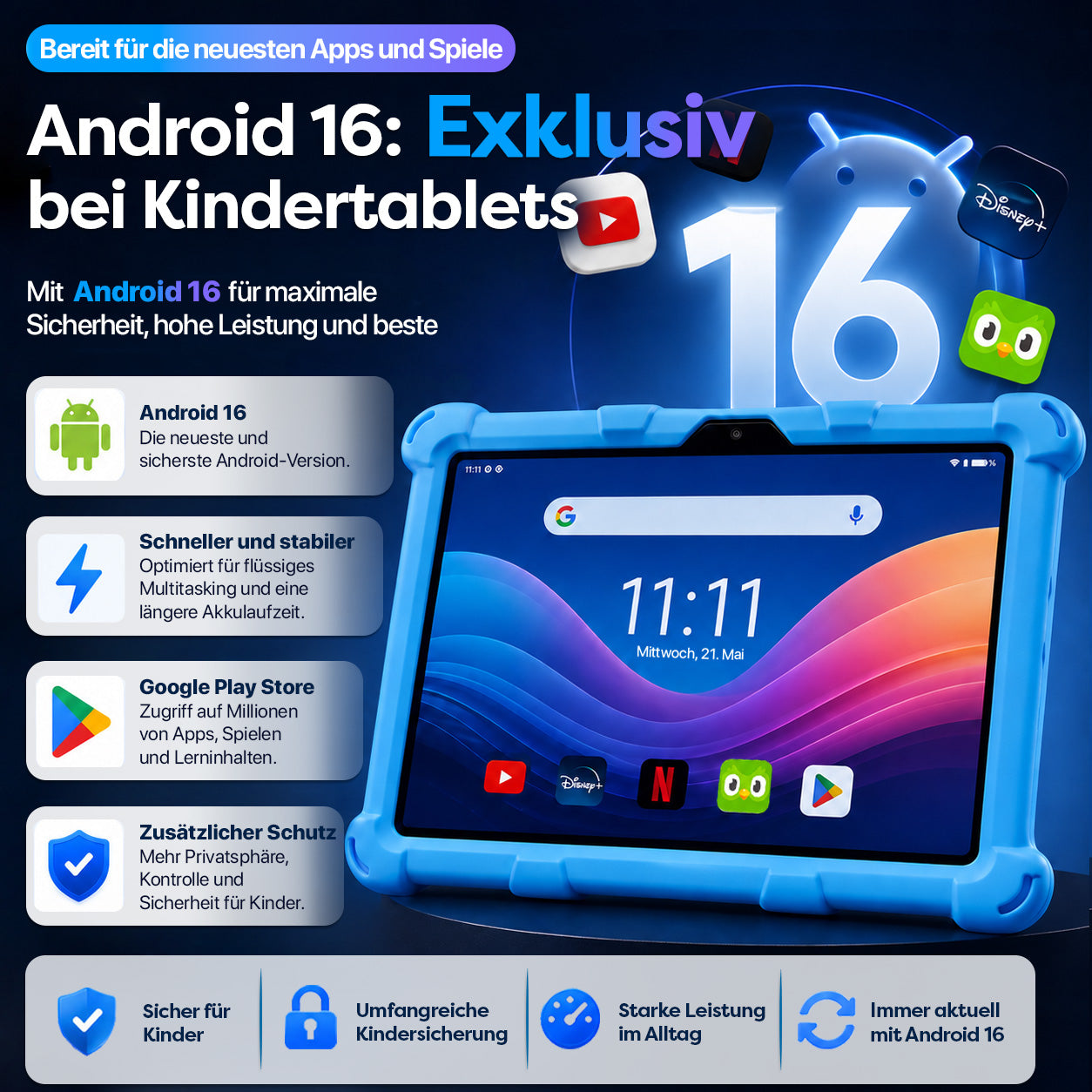 AngelTech Kindertablet XL PRO II