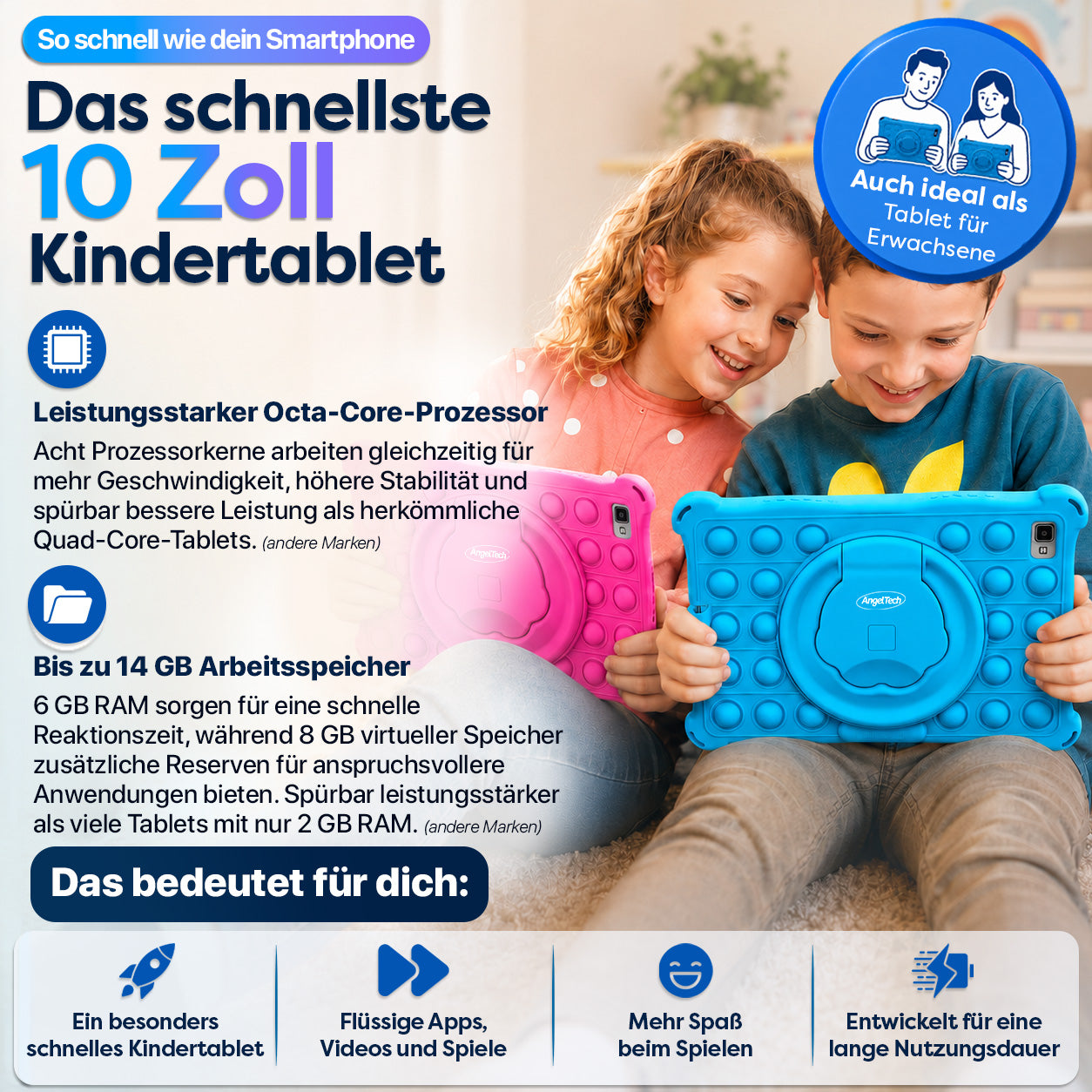 AngelTech Kindertablet XL PRO II