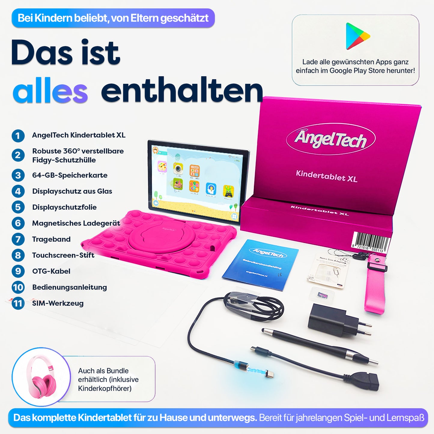 AngelTech Kindertablet XL