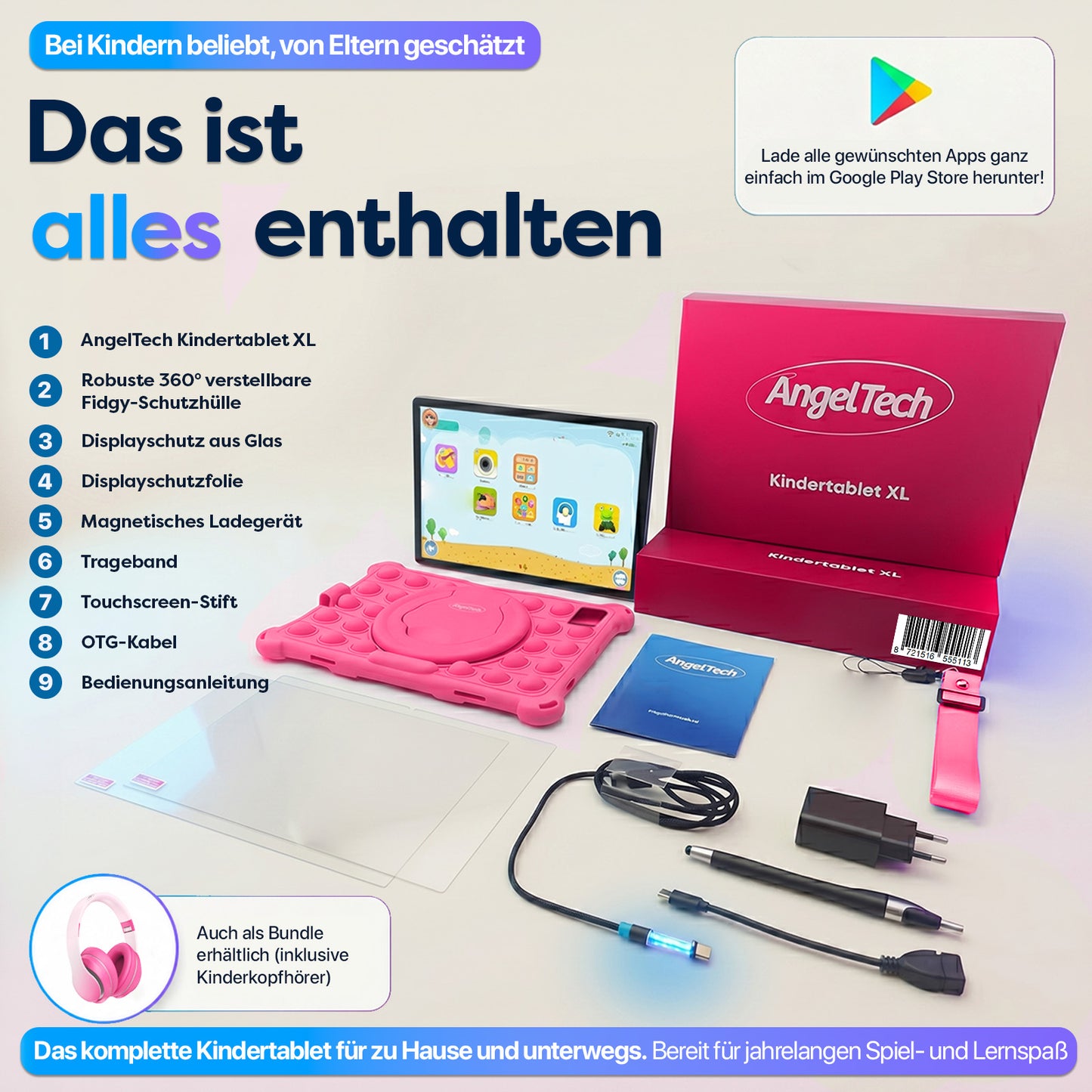 AngelTech Kindertablet XL